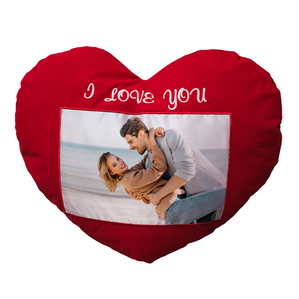 Възглавница с надпис "I LOVE YOU"