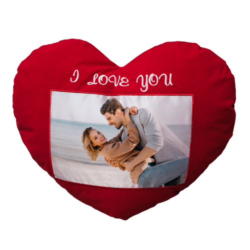 Възглавница с надпис "I LOVE YOU"